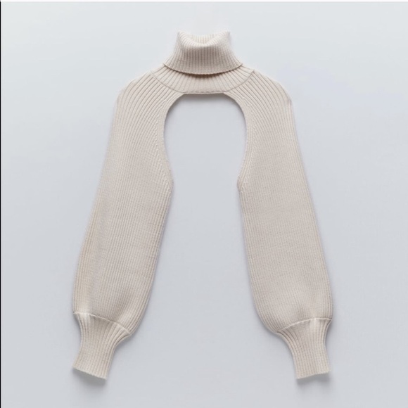 ZARA - BNWT Knit Arm Warmer Sweater - Picture 10 of 16